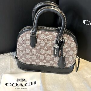 Coach Revel Bag 24 in Signature Jacquard - New with Dust Bag & Box!